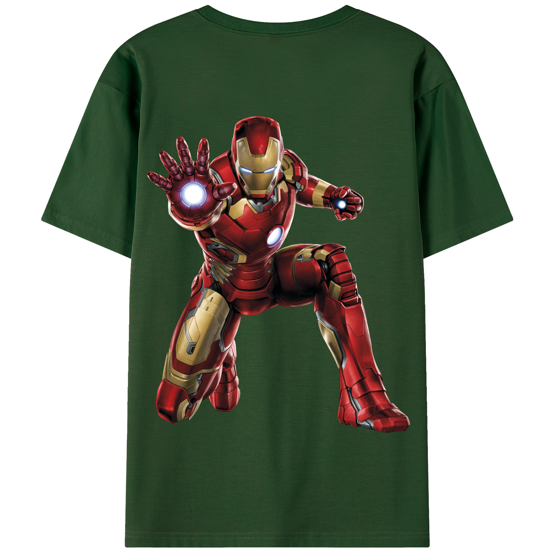 （画像用） アベンジャーズ The Avengers 綿100％半袖Tシャツ（背面プリント）